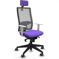 Piqueras Y Crespo Chaise de bureau , modèle 4B066G2, couleur lilas