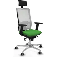 Piqueras Y Crespo Chaise de bureau , modèle 2D086G1, couleur verte