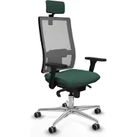 Piqueras Y Crespo Chaise de bureau , modèle 3D086G2, couleur verte