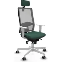 Piqueras Y Crespo Chaise de bureau , modèle 4B026G2, couleur verte