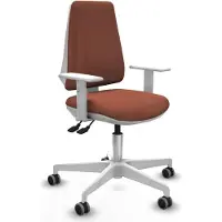 Piqueras Y Crespo Chaise de bureau , modèle B5B026G, couleur marron