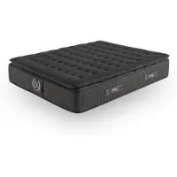 Moonia - Matelas à ressorts Grand Noir - 140x200 cm