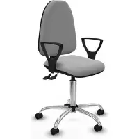 Piqueras Y Crespo Chaise de bureau , modèle BFN05RP, couleur gris clair
