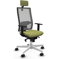Piqueras Y Crespo Chaise de bureau , modèle 1D026N2, couleur verte