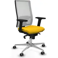 Piqueras Y Crespo Chaise de bureau , modèle 2D086G0, couleur jaune