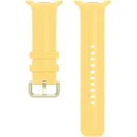 Samsung Bracelet Sport original pour Galaxy Watch 9 (40/44mm) / Watch 8 (40/44mm) / Classic (46mm) - Taille S/M - Jaune