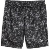 Puma Garçons, Bas de sport, TAD ESS AOP Woven Shorts B (128), Noir