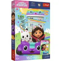 Trefl Puzzle Premium Plus : La Maison Magique de Gbin pour enfants. Contient 160 figurines