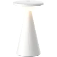 Luxus Europe - Lampe de table Zakynthos, blanche - Lampe de table d'extérieur sans fil – Rechargeable