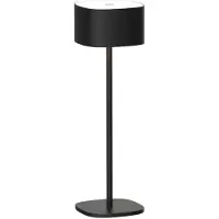Luxus Europe - Lampe de table Milos noire - Lampe de table sans fil pour intérieur et extérieur – Rechargeable