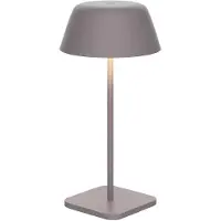Luxus Europe - Lampe de table Paros, couleur taupe - Lampe de table sans fil pour intérieur et extérieur – Rechargeable