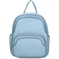 Pierre Cardin Sac à dos pour femme, en simili cuir, , collection Lunara Pro, couleur bleu marine