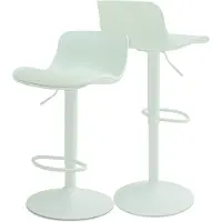 Frankystar Amsterdam - Lot de 2 tabourets réglables - vert sauge