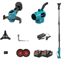 OEM Tondeuse, 2500W, souffleur de feuilles multifonctionnel, ensemble de 2 batteries