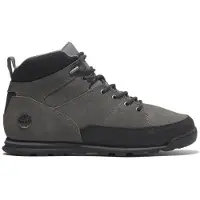 Timberland Botte laced Euro Rock Mid de — Cuir suédé gris moyen