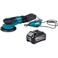 Makita Ponceuse excentrique sans fil BO 002 CGU1 40 V max., 150 mm, course de 5,0 mm, sans balais + 1 batterie de 4,0 Ah – sans chargeur