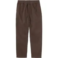 Carhartt WIP - Pantalon droit en coton biologique - Flint Pant Tobacco Garment Dyed pour Homme en Coton - Taille L - Marron