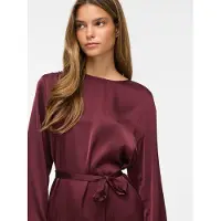 Vila Enna Ravenna Long Sleeve Short Dress Rouge 34 Femme