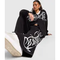 Hoodrich Pantalon de jogging large Celeste - Noir, Noir