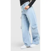 Hoodrich Jean large Sync - Bleu, Bleu