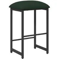 Syfax Tabouret de bar, vert foncé, 40 x 32 x 74 cm, bois d'ingénierie