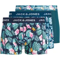 Jack & Jones Boxers 'JACBUSTER' bleu nuit / pétrole / vert foncé