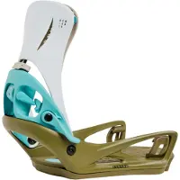 Burton - Fixations de snowboard - Step On Genesis White/Drdmss en Nylon - Taille L - Vert
