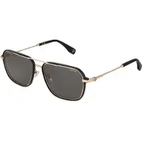 Police Splv33 17x57x145mm Polarized Sunglasses Noir One Size / Smoke/CAT3 Homme
