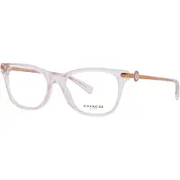 Coach Hc6176-5111 52/17/140 Woman Glasses Blanc Femme