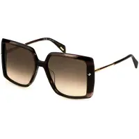 Police Spll96m560836 56/16/140 Woman Sunglasses Marron Brown/CAT3 Femme