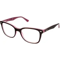 Ray-Ban Rx5285-2126 53/19/145 Woman Glasses Rose Femme