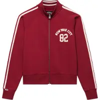 Superdry pour femme. W2012714A Sweat-shirt Athletic Applique bordeaux (M), Casuel, Coton