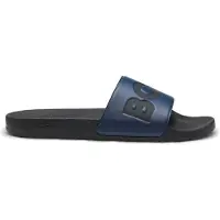 BOSS pour homme. 50536835 Tongs Aryeh Slid marine (42), Plat, Aucun, Casuel, Beachwear