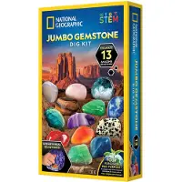 National Geographic Grand kit d'extraction de pierres précieuses