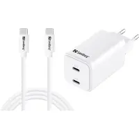 Sandberg 441-75 chargeur d'appareils mobiles Universel Blanc Secteur Charge rapide Intérieure