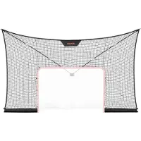 Vevor Filet de Hockey Arrière 366x213 cm Filet d'Arrêt pour But de Hockey