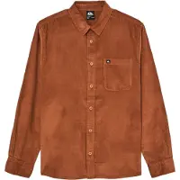 Quiksilver - Chemise en velours côtelé - Smoke Trail Cord Shirt Rawhide en Coton - Taille L - Marron