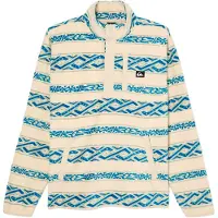 Quiksilver - Polaire chaude - No Destination Fleece Quik Life Stripe Peyote pour Homme - Taille XL - Beige