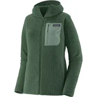 Patagonia - Polaire zippée légère et respirante - W's R1 Air Full-Zip Hoody Canopy Green pour Femme - Taille S - Vert