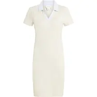 Calvin Klein Robe greige / blanc cassé