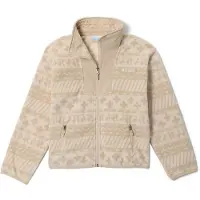 Columbia Sequoia Grove Printed Full Zip Fleece Beige 12-13 Years Garçon