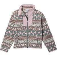 Columbia Sequoia Grove Printed Full Zip Fleece Bleu 8-9 Years Garçon