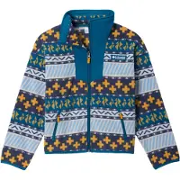 Columbia Sequoia Grove Printed Full Zip Fleece Bleu 10-11 Years Garçon
