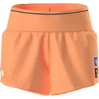 The North Face - Short de trail/running - W Summit Pacesetter Short Graphic Papaya pour Femme - Taille S - Orange