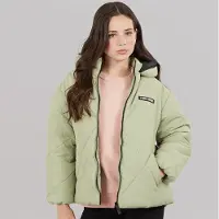 L'amore Couture Fille court doudoune Khaki