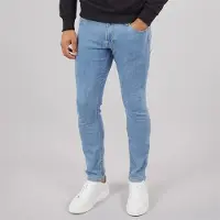 Jack & Jones Homme Glenn Jean Original Coupe Ajustée Bleu