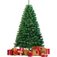 Eikuavons Arbre de Noël artificiel , sapin avec 770 branches en PVC, support en métal et système pliable, couleur vert, 180 cm
