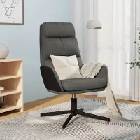 Prolenta Maison Exclusive - Fauteuil relax tissu gris foncé