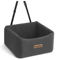 Sonstiges Siège auto pour chien, adapté aux chiens de taille moyenne jusqu'à 15 kg, lavable, avec un lit de voyage et un coussin, couleur grise