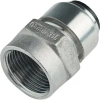 Roth overgang rustfri stål 18 mm x 34" manchon